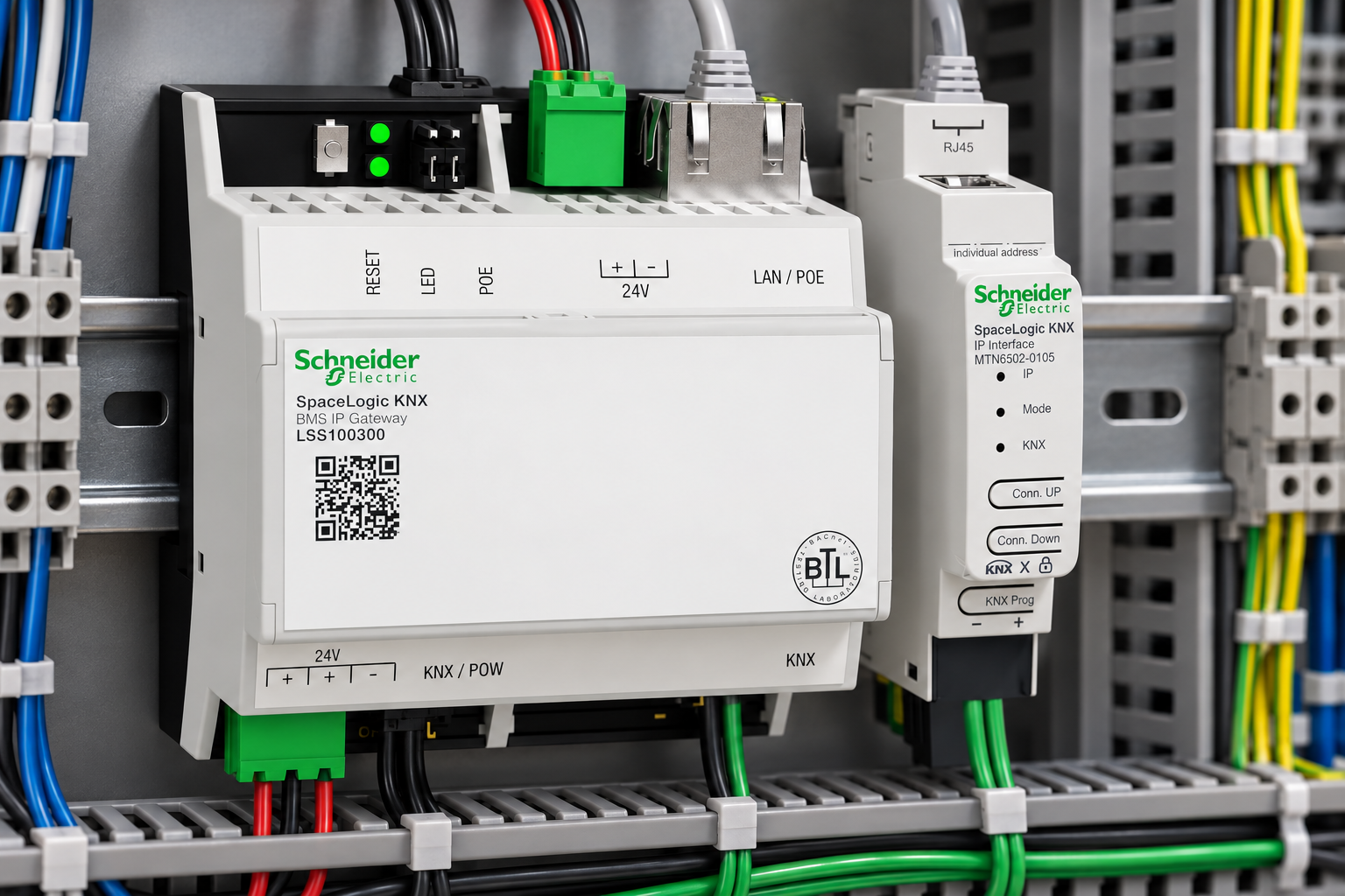 Gateway BMS și interfață IP Schneider Electric KNX